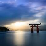 japan, torii gate, temple