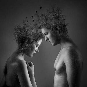 portrait, people, darkness