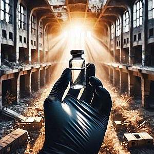 apocalyptic cure, vaccine, survival, humanity, vaccine development, virus outbreak, global crisis, vaccine research, last hope, medical breakthrough, doomsday vaccine, viral apocalypse, cure discovery, vaccine efficacy, apocalyptic medicine, pandemic preparedness, biotech solution, virus containment, life-saving vaccine, scientific innovation, apocalyptic survival, viral threat, humanity's cure, pandemic cure, vaccine innovation