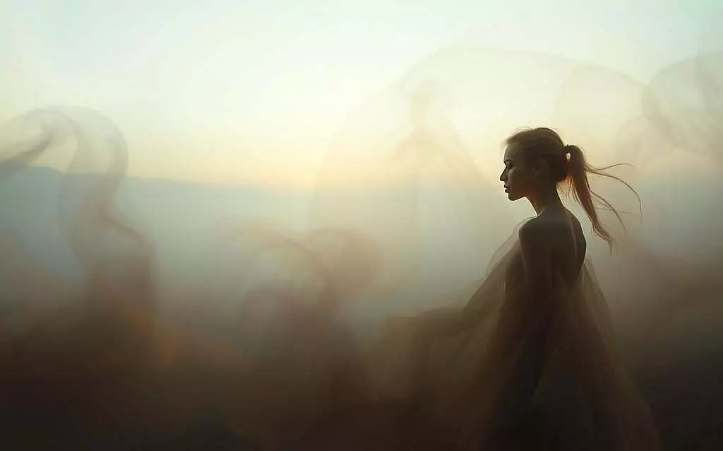 A surreal, dreamlike scene depicting the fluidity of identity and the nature of constant change. In the foreground, a figure made of shifting, translucent shapes morphs and blends into the background, their features indistinct and ever-evolving. The middle ground is a hazy, ethereal landscape of swirling, ephemeral forms, colors bleeding into one another. In the distance, a horizon line blurs the boundary between sky and earth, suggesting the interconnectedness of all things. The overall mood is one of tranquility and contemplation, inviting the viewer to ponder the paradoxical nature of identity and the inevitability of transformation. A surreal, dreamlike scene depicting the fluidity of identity and the nature of constant change. In the foreground, a figure made of shifting, translucent shapes morphs and blends into the background, their features indistinct and ever-evolving. The middle ground is a hazy, ethereal landscape of swirling, ephemeral forms, colors bleeding into one another. In the distance, a horizon line blurs the boundary between sky and earth, suggesting the interconnectedness of all things. The overall mood is one of tranquility and contemplation, inviting the viewer to ponder the paradoxical nature of identity and the inevitability of transformation.