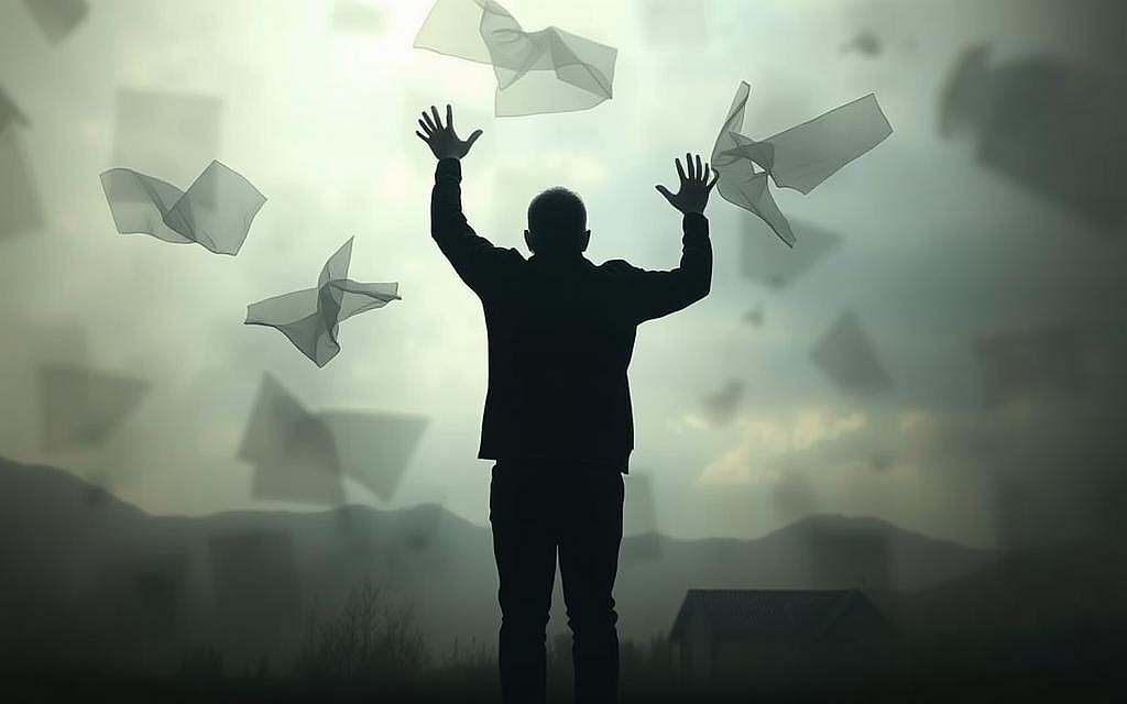 A hazy, dreamlike scene depicting the elusive nature of false memories. In the foreground, a shadowy figure struggles to grasp wispy, ethereal shapes that represent the fragmented recollections. The middle ground is shrouded in a soft, diffused light, creating an atmosphere of uncertainty and unease. In the background, a blurred, fragmented landscape hints at the distorted nature of the past. The overall composition conveys the sense that the mind is playing tricks, blurring the line between reality and imagination. Dramatic chiaroscuro lighting emphasizes the contrast between the tangible and the intangible, while a shallow depth of field draws the viewer's focus to the central struggle to comprehend the ephemeral nature of false memories.