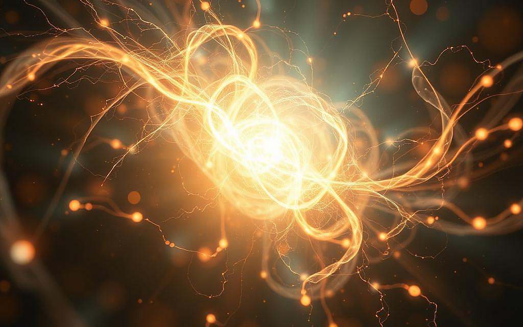 A swirling, ethereal field of energy, pulsating with a primal, generative force. Glowing tendrils of light intertwine, guiding the development of cells and tissues, transcending the boundaries of individual organisms. The morphogenetic field, a dynamic web of information, orchestrating the symphony of life. Captured in soft, diffuse lighting, the scene evokes a sense of mystery and the unknowable forces that shape the natural world, hinting at a reality beyond the confines of the physical. Rendered with a painterly, impressionistic style, the image conveys the elusive, ephemeral nature of this fundamental, yet poorly understood, aspect of biology.