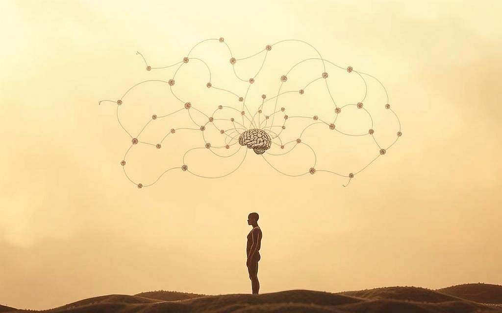 A tranquil scene depicting the intricate interplay of psychosocial factors and their impact on human health. In the foreground, a serene figure representing the mind, encircled by a delicate web of interconnected elements - social connections, emotional states, and environmental influences. The middle ground showcases these psychosocial elements as organic, fluid forms, each pulsing with its own rhythm and energy, subtly influencing the central figure. The background maintains a soft, hazy atmosphere, suggesting the complex, often unseen nature of these psychosocial dynamics. Warm, natural lighting casts a soothing glow, inviting the viewer to contemplate the invisible yet profound connections between the mind, body, and the world around us.