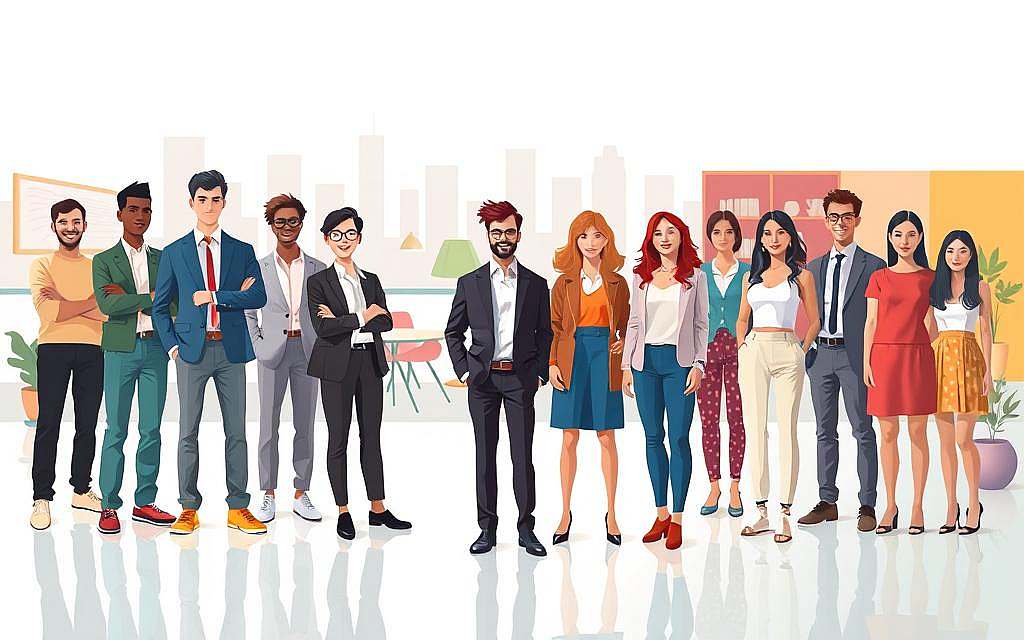 A vibrant, modernist scene depicting the shifting gender roles in contemporary society. In the foreground, a diverse group of individuals stand in a relaxed, open-minded pose, their attire and body language challenging traditional gender stereotypes. In the middle ground, a blend of professional and domestic settings suggest the integration of work and family life, with men and women sharing roles. The background features a minimalist, yet colorful urban landscape, hinting at the progressive, inclusive atmosphere. The overall composition conveys a sense of fluidity, balance, and a celebration of individual expression, reflecting the evolution of gender norms in the modern world.