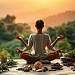 A serene, harmonious scene depicting the practice of complementary and alternative medicine for longevity. In the foreground, a figure sits cross-legged, palms upturned, embodying inner peace and mindfulness. The middle ground features an array of natural healing elements - herbs, crystals, candles - arranged in a visually pleasing composition. The background showcases a lush, verdant landscape bathed in warm, diffused lighting, evoking a sense of tranquility and connection with nature. The overall atmosphere conveys a holistic approach to wellbeing, where ancient traditions and modern self-care practices converge for a long, fulfilled life.