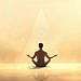 A serene, tranquil scene featuring a person sitting in a meditative pose, surrounded by floating, translucent geometric shapes and symbols representing transformative beliefs. Soft, warm lighting bathes the scene, creating a sense of introspection and inner illumination. The background is hazy, with a subtle gradient that evokes a sense of expansiveness and the boundless nature of the mind. The overall composition is balanced and harmonious, guiding the viewer's attention to the central figure and the process of transforming limiting beliefs.