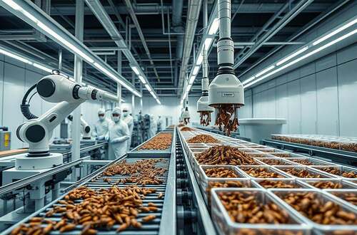 Insekten, verarbeitete Insekten, Chitin, Bakterien, Fremdstoffe, Gifte, Risiken