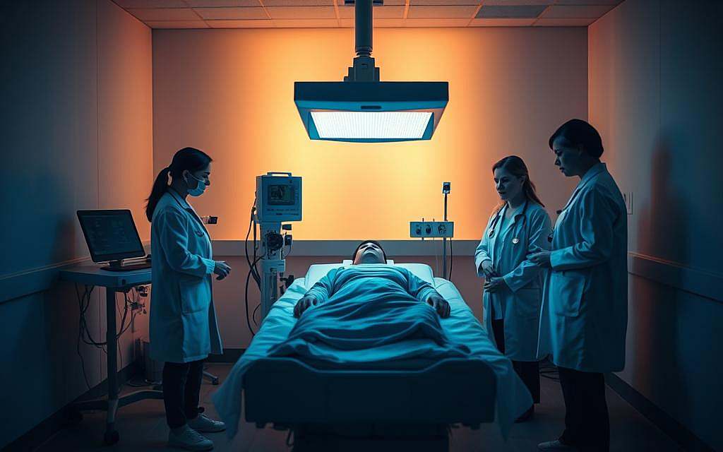 Photodynamische Therapie, Lichttherapie, UV-Lichttherapie,Laser-Strahlentherapie