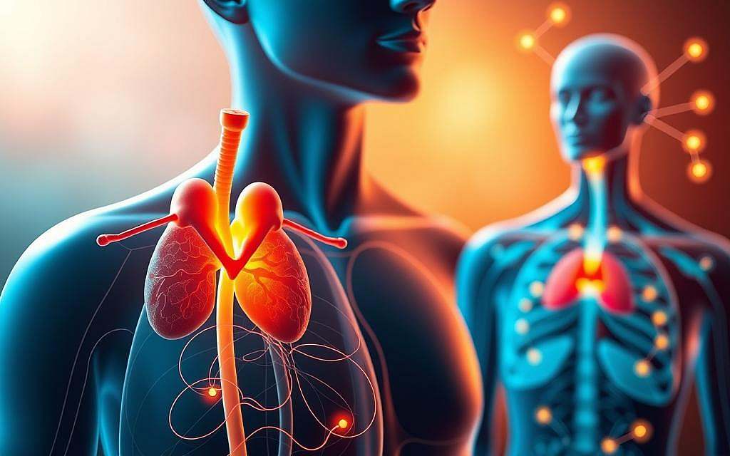 endokrines System, Hormonsystem, Drüsen, Hormone, Stoffwechsel, Energiehaushalt