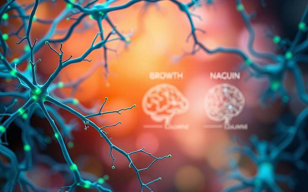 A visually striking representation of neural plasticity, showcasing intricate neural networks and synaptic connections in vibrant colors. In the foreground, a close-up of brain neurons intertwines with dynamic synapses glowing softly in shades of blue and green, depicting activity and change. The middle ground features abstract representations of brain regions labeled with gentle, flowing lines to illustrate pathways of growth and adaptation. The background is a gradient of warm and cool colors blending together, creating a harmonious atmosphere indicating evolution and development. The lighting is soft and ethereal, with a focus on highlighting the complexity of neural structures. The overall mood is one of curiosity and exploration, inviting viewers to contemplate the brain's adaptability and resilience. The image does not contain any text, signatures, or other distractions. A visually striking representation of neural plasticity, showcasing intricate neural networks and synaptic connections in vibrant colors. In the foreground, a close-up of brain neurons intertwines with dynamic synapses glowing softly in shades of blue and green, depicting activity and change. The middle ground features abstract representations of brain regions labeled with gentle, flowing lines to illustrate pathways of growth and adaptation. The background is a gradient of warm and cool colors blending together, creating a harmonious atmosphere indicating evolution and development. The lighting is soft and ethereal, with a focus on highlighting the complexity of neural structures. The overall mood is one of curiosity and exploration, inviting viewers to contemplate the brain's adaptability and resilience. The image does not contain any text, signatures, or other distractions.