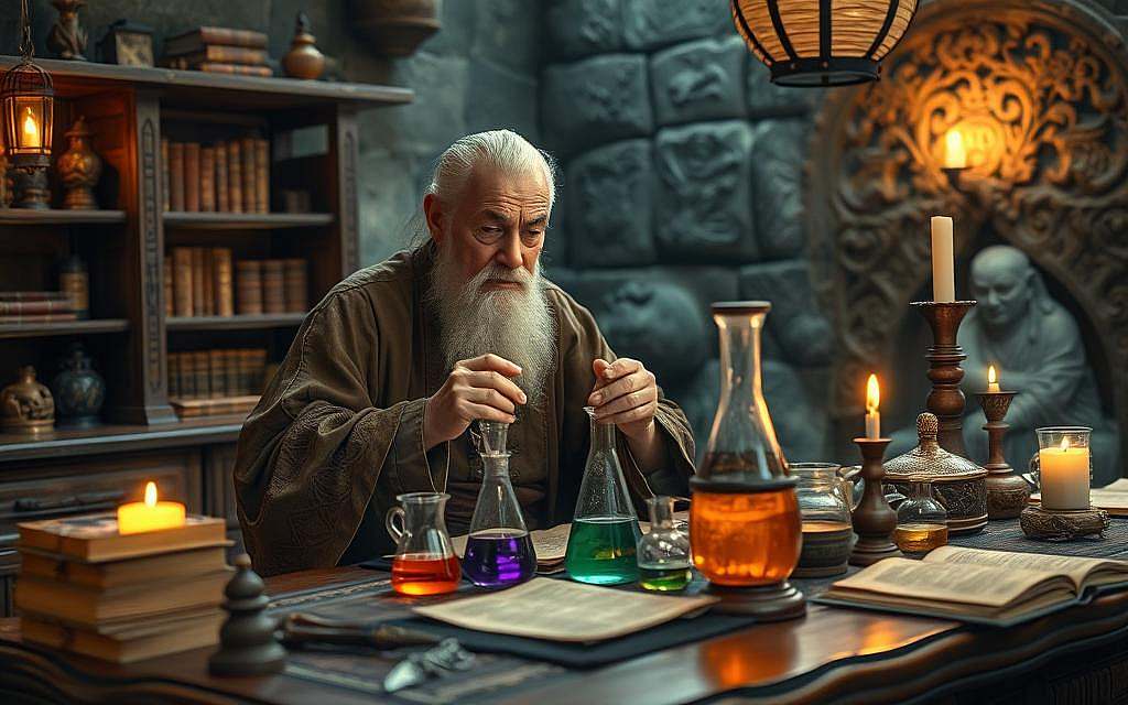 Huo Yao, feurige Medizin, Schwarzpulver, Heilmittel, Alternativmedizin, TCM