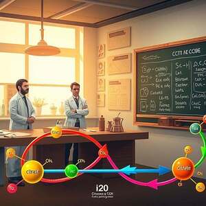 Zitronensäurezyklus, Krebszyklus, Energiestoffwechsel, Zellatmung, Biochemie