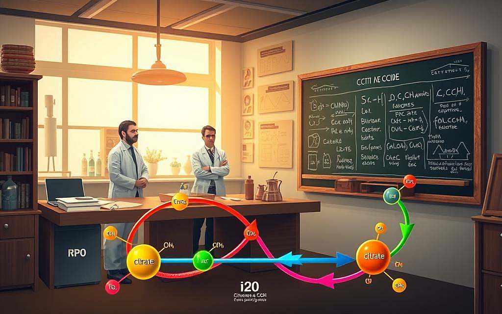 Zitronensäurezyklus, Krebszyklus, Energiestoffwechsel, Zellatmung, Biochemie