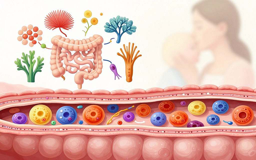 Darm, lymphozytäres Immunsystem, GALT, Darmflora, Mikrobiom, alternative Heilmet