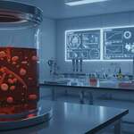 Laborfleisch, Kunstfleisch, In-vitro-Fleisch, Zellkultur, Bioreaktor, Nährlösung